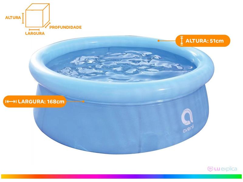 Piscina Infantil Inflável Redonda Jilong 1000L - Prompt Set